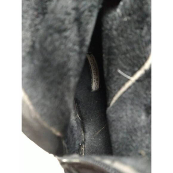 London Fog Inside Zip Black Boot Faux Fur Trim Calf Boots. Size 8 - Picture 7 of 9